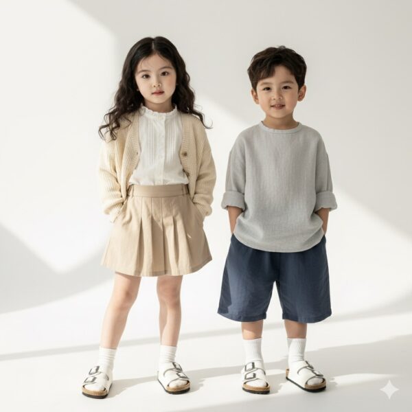 IMG_0595 Dép Birken trẻ em Cozy Critter Slides White