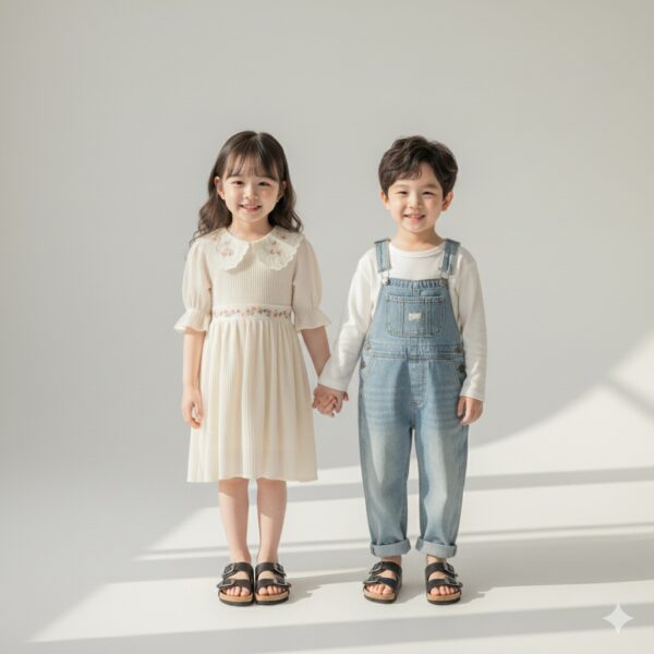 IMG_0619 Dép Birken trẻ em Cozy Critter Slides Black