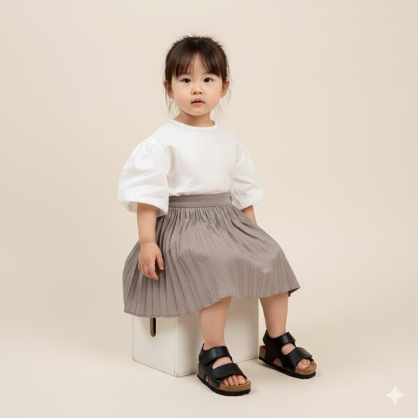 Dép tập đi Birken Baby Care Sandals Black