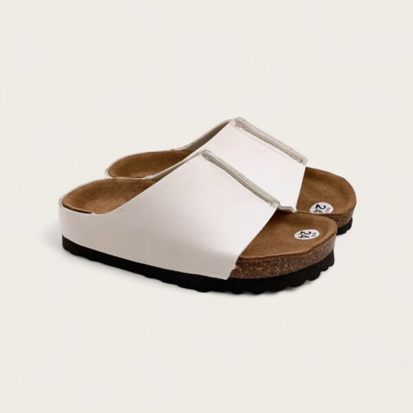 Dép Birken trẻ em style Vây cá mập trắng