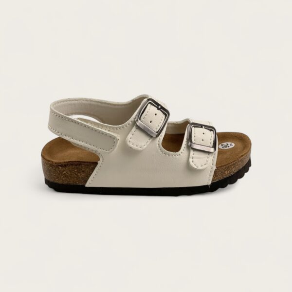 Dép Birken trẻ em Happy Steps Sandals White