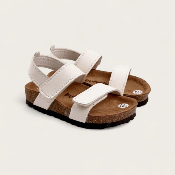 Photoroom_20250912_232500 Dép Birken trẻ em Happy Sandals White