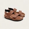 Dép Birken trẻ em Happy Sandals Brown