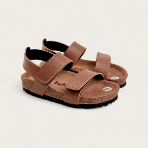 Dép Birken trẻ em Happy Sandals Brown